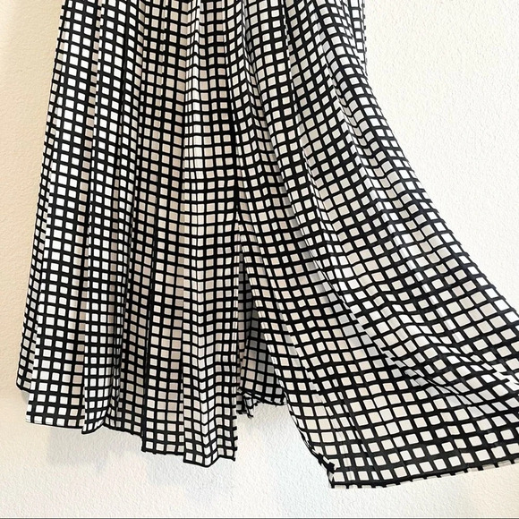 L’Agence Pleated Check Plaid Dress Size 2 - Picture 10 of 12